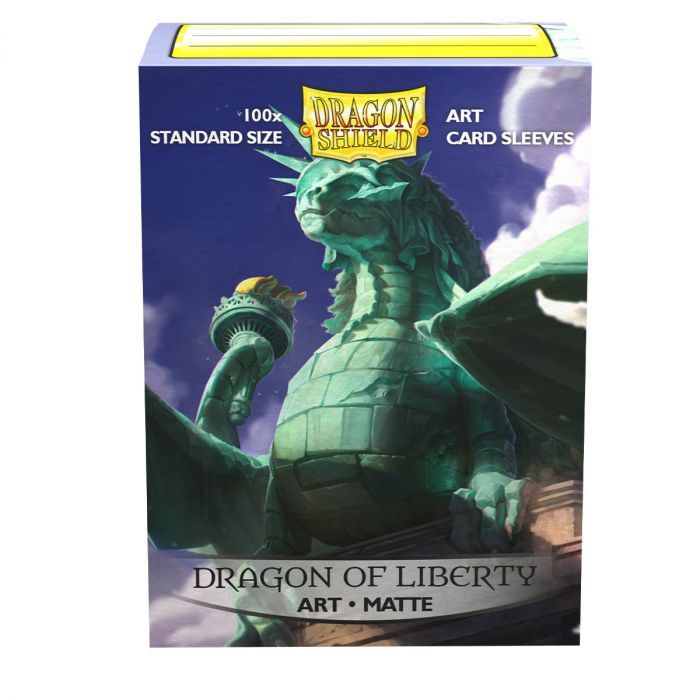 Dragon Shield Matte Art Sleeves - Dragon of Liberty