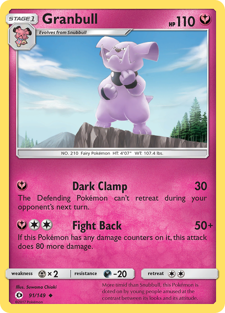 Granbull (91/149) [Sun & Moon: Base Set]