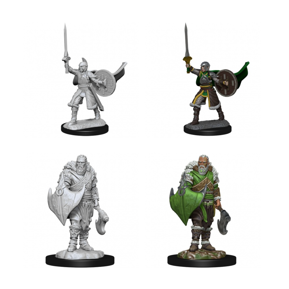 Magic the Gathering Unpainted Miniatures Human Berserkers