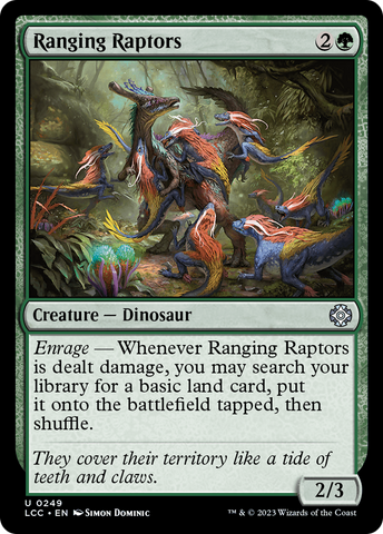 Ranging Raptors [The Lost Caverns of Ixalan Commander]