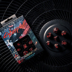 Cyberpunk Red RPG Dice Set