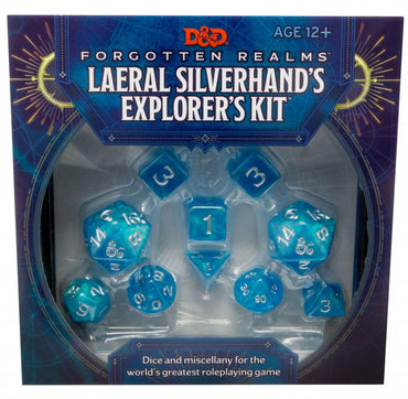 D&D Forgotten Realms Laeral Silverhands Explorers Kit Dice Set