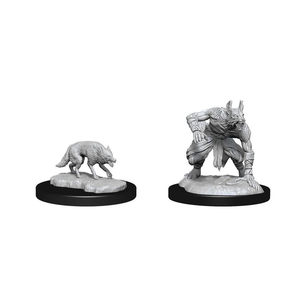 D&D Nolzurs Marvelous Unpainted Miniatures Jackalwere & Jackal