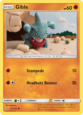 Gible (112/236) [Sun & Moon: Unified Minds]
