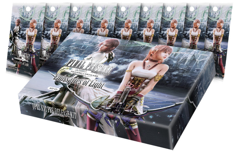 Final Fantasy TCG Opus XVI Emissaries of Light Pre-Release Kit Final Fantasy TCG Opus XVI Emissaries of Light Pre-Release Kit