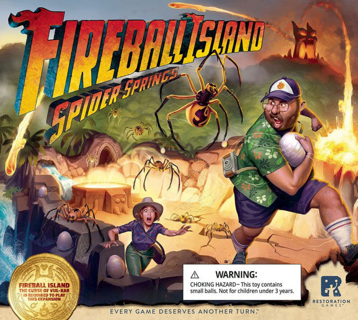 Fireball Island the Curse of Vul-Kar Spider Spring Expansion