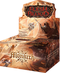 Flesh and Blood Monarch First Edition Booster Box (Shrink wrap tearing on one side)