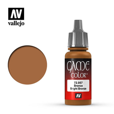 Vallejo 72057 Game Colour Bright Bronze 17 ml Acrylic Paint