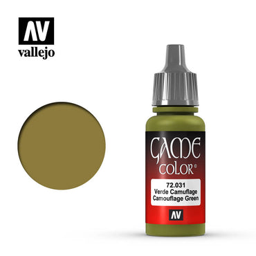 Vallejo 72031 Game Colour Camouflage Green 17 ml Acrylic Paint