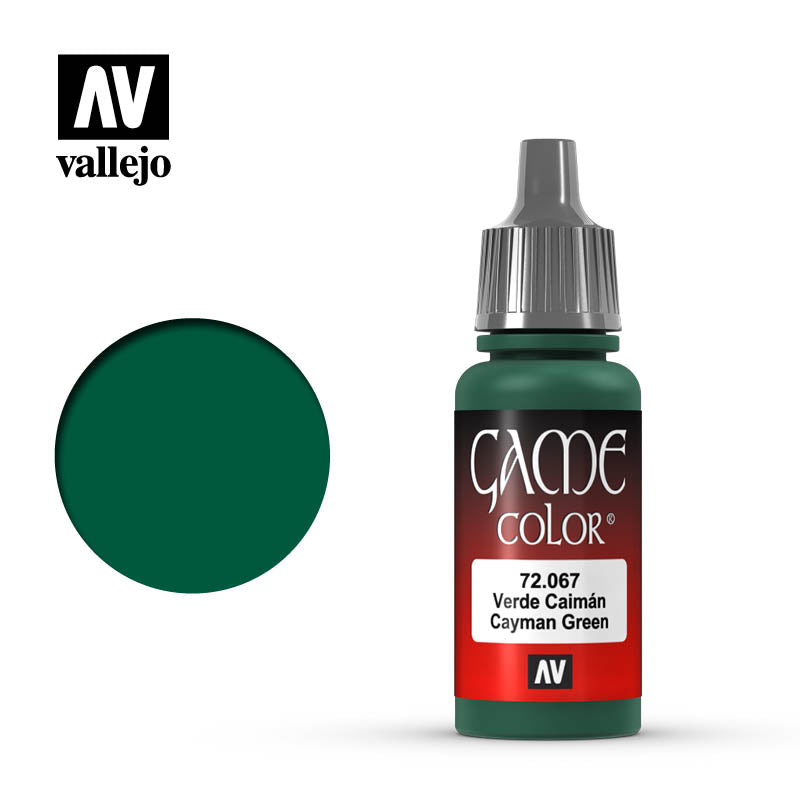 Vallejo 72067 Game Colour Cayman Green 17 ml Acrylic Paint
