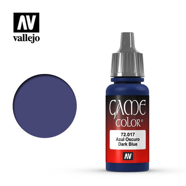 Vallejo 72017 Game Colour Dark Blue 17 ml Acrylic Paint