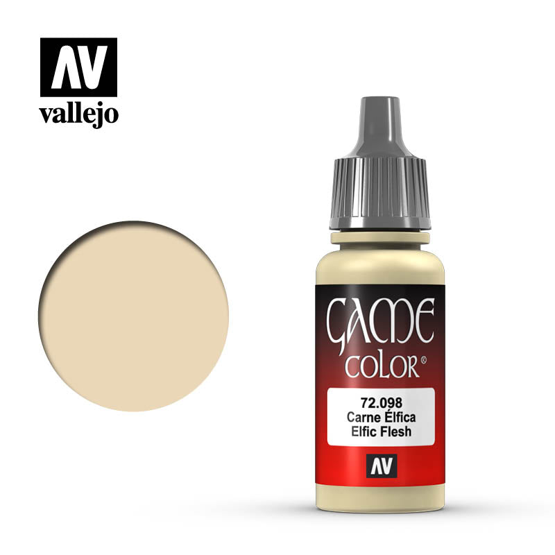 Vallejo 72098 Game Colour Elfic Flesh 17 ml Acrylic Paint