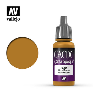 Vallejo 72150 Game Colour Extra Opaque Heavy Ochre 17 ml Acrylic Paint