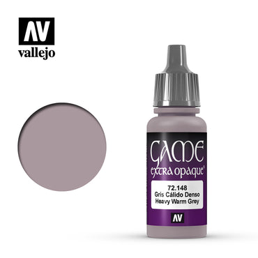 Vallejo 72148 Game Colour Extra Opaque Heavy Warmgrey 17 ml Acrylic Paint