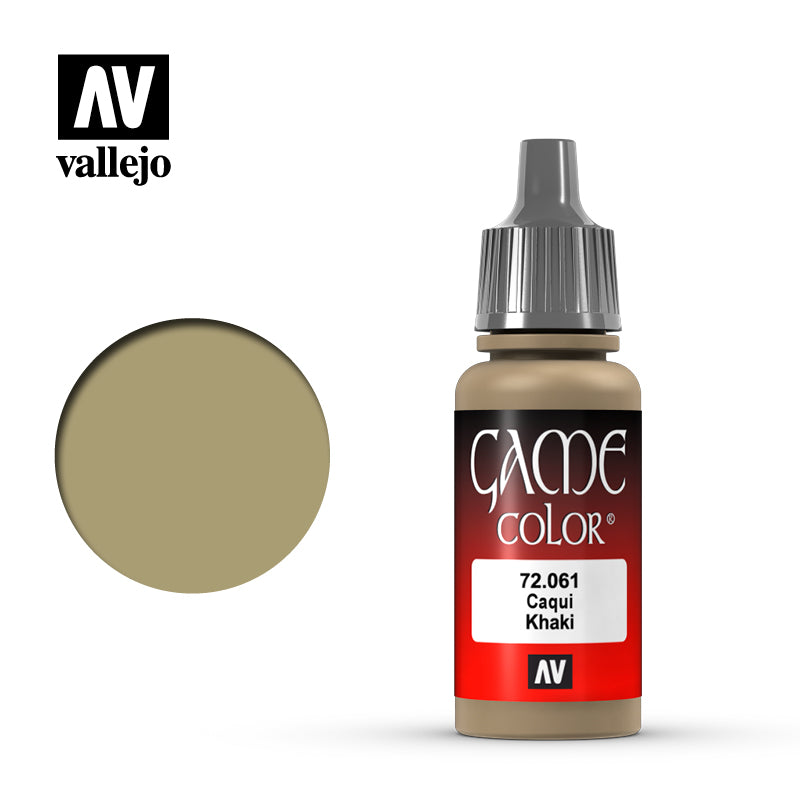 Vallejo 72061 Game Colour Khaki 17 ml Acrylic Paint