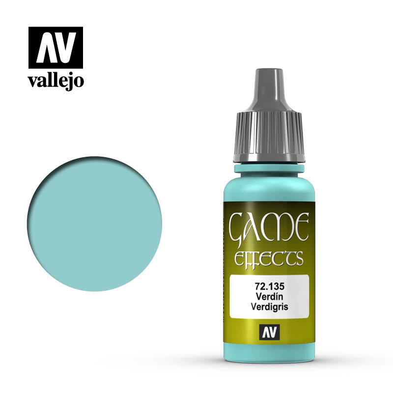 Vallejo 72135 Game Colour Effects Verdigris 17 ml Acrylic Paint