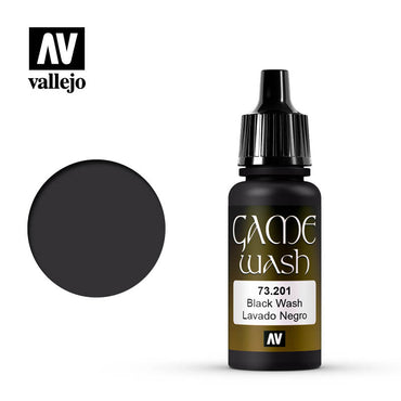 Vallejo 73201 Black Wash 17 ml