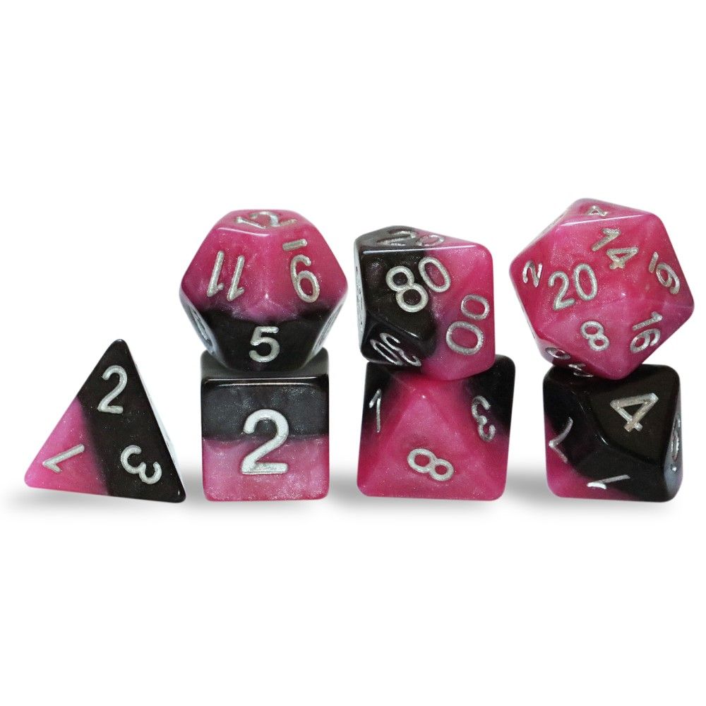 Halfsies Dice: Glamour 7 Die Set