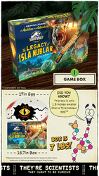 Jurassic World: The Legacy of Isla Nublar Kickstarter Edition