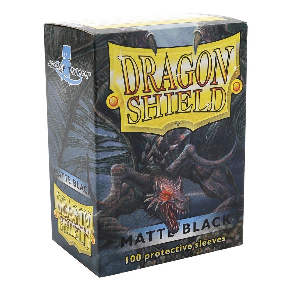 Dragon Shield Matte Sleeves - Black 100ct
