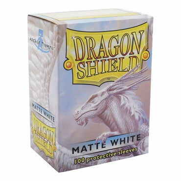 Dragon Shield Matte Sleeves - White 100ct