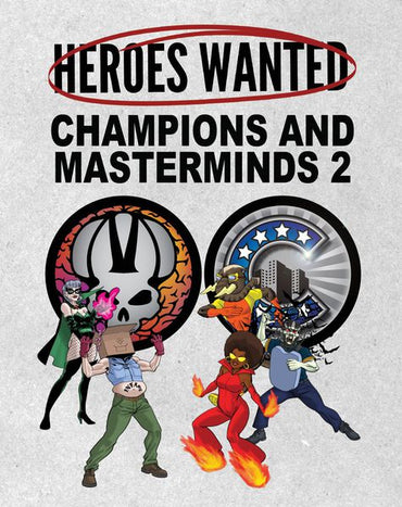 Heroes Wanted Champions and Masterminds 2 Expansion