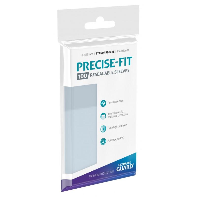 Ultimate Guard Precise-Fit Resealable Sleeves Standard Size 100ct