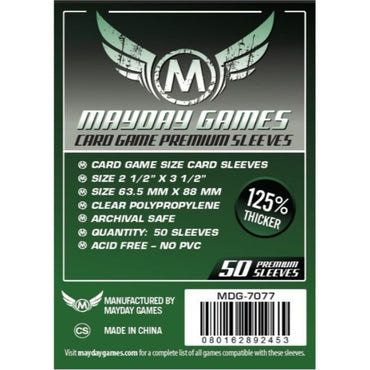 Mayday Premium Sleeves 63.5mm x 88mm 50ct