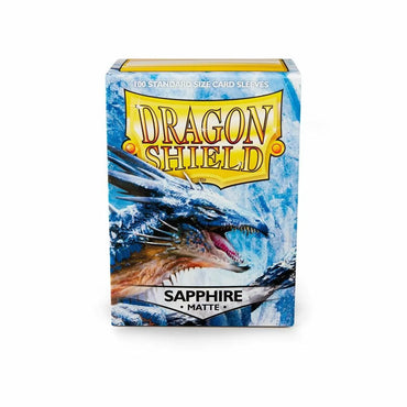 Dragon Shield Matte Sleeves - Sapphire 100ct