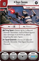 Star Wars Imperial Assault Kayn Somos Villain Pack