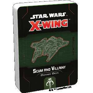 Star Wars X-Wing 2nd Edition Scum and Villiany Damage Deck Expansion