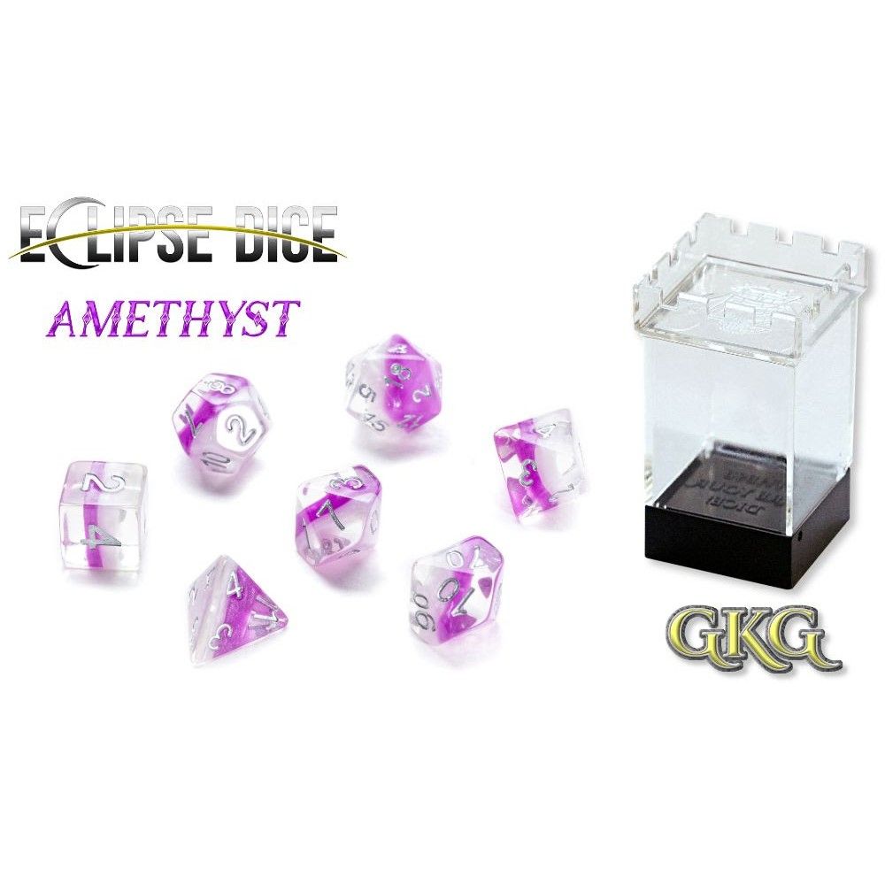 Eclipse Dice - Amethyst 7 Die Set